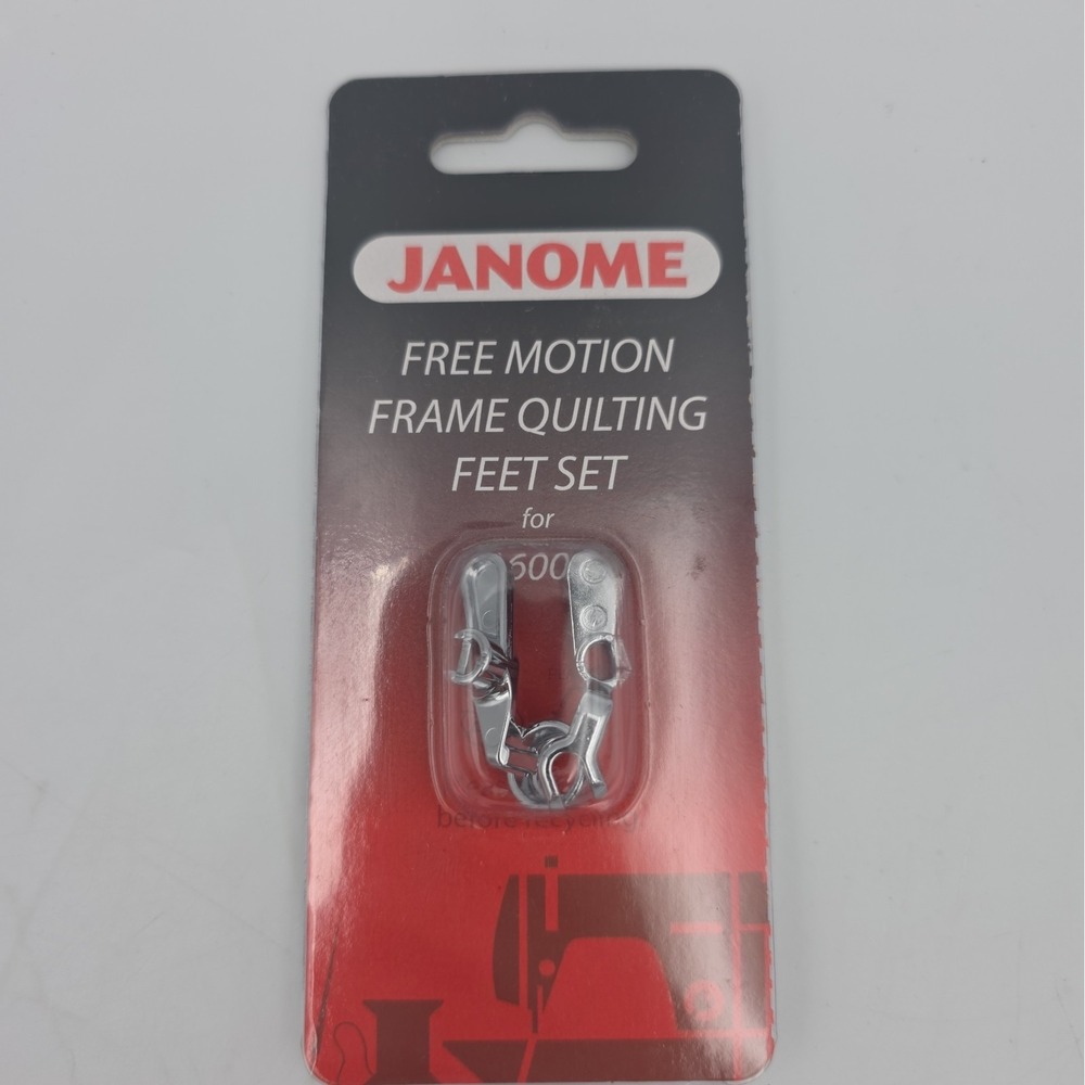 JANOME FREE MOTION FRAME QUILTING FEET SET FOR 1600P